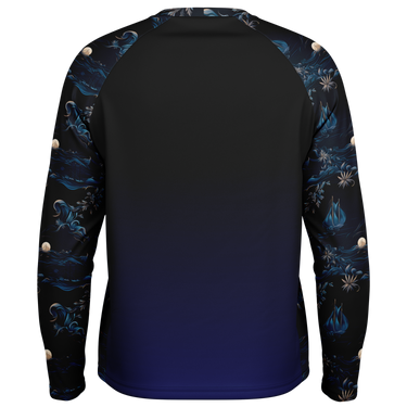 Chokefish™ Long Sleeve Every Day All Weather Trees&Boats Shirt Men's-017